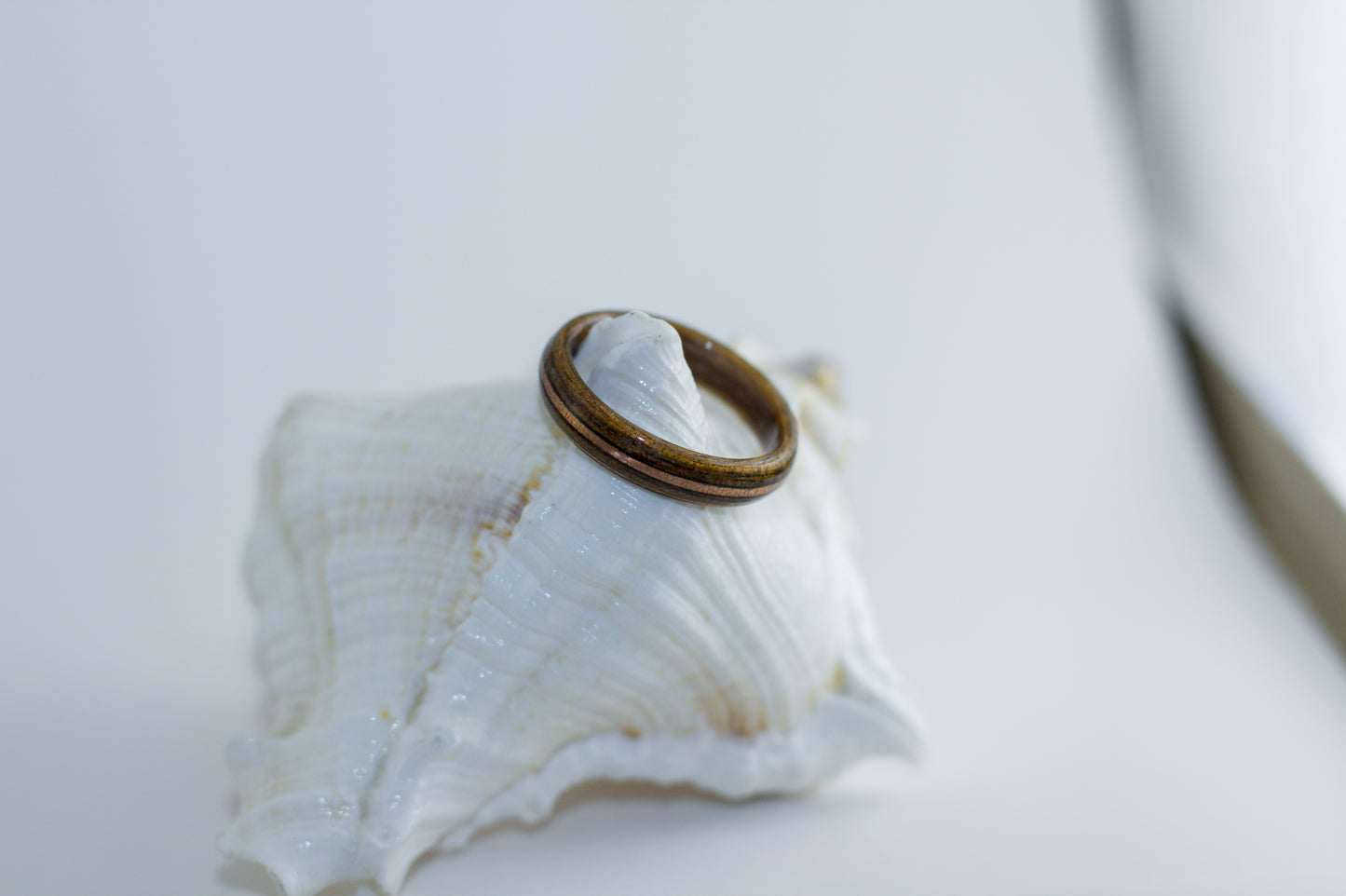 Walnut with Copper Inlay