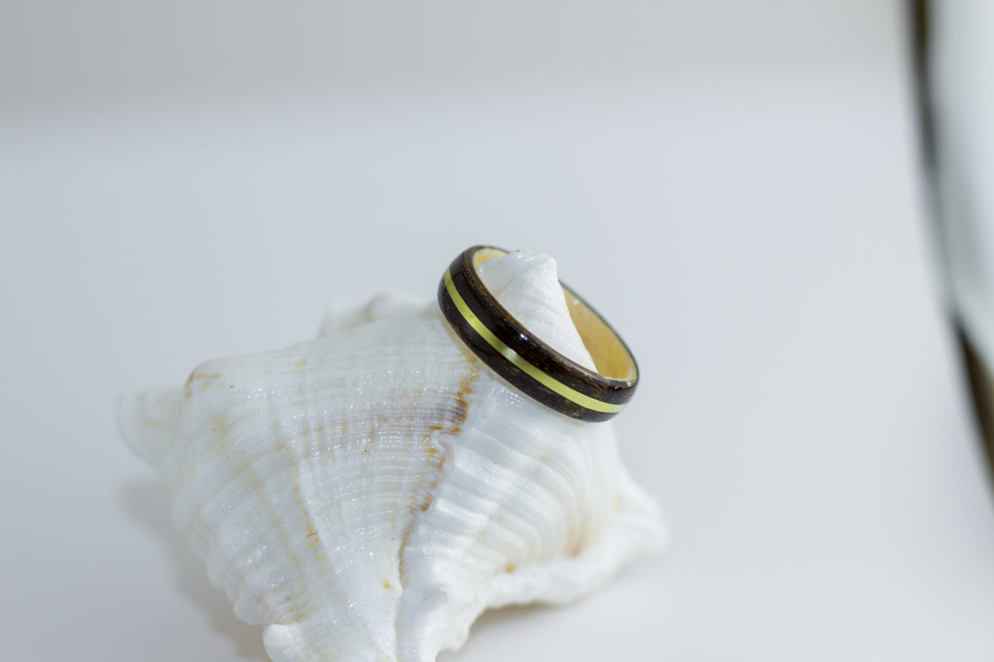 Macassar Ebony and Basswood with Brass Inlay